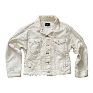 Urban Outfitters BDG Oversized White Jean Jacket‎ S/P A002045
